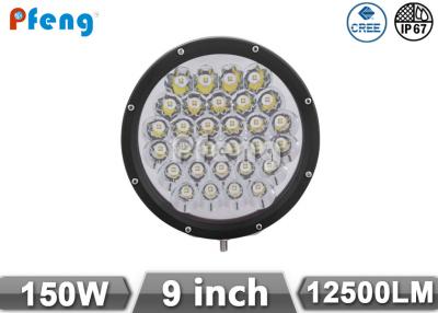 China 150w Led Driving Light for Trucks 9 Inch Spot light With Flood Light Cover 12500 Lumen Waterproof for sale