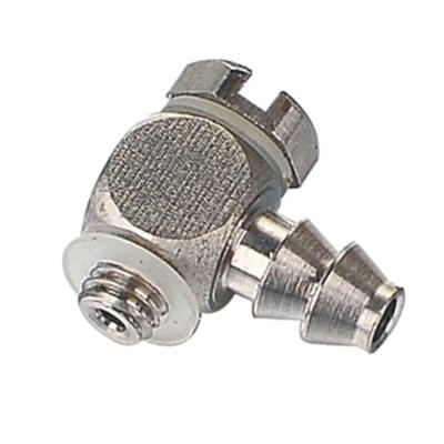 China Quick Hotels Barb Mini LC Miniature Barbed Right Angle Common Type Connect Air Mic Elbow Brass Plastic Small Push Pneumatic Fitting for sale