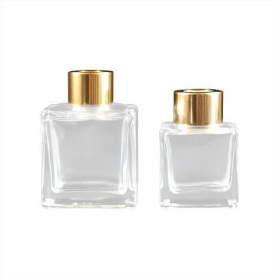 China Personal Care Free Sample Woman 50ml 100ml 200ml Square Spray Luxury Glass Perfume Bottle for sale