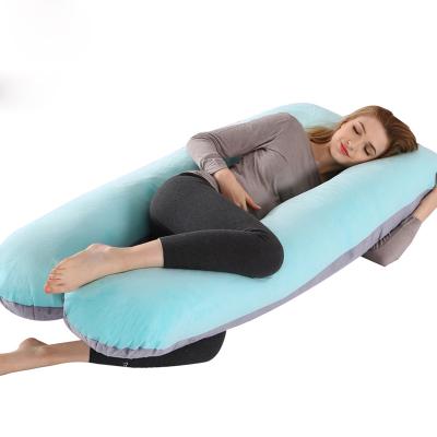 China Hot Selling Comfortable Feel Amazon Pregnancy U Shaped Pillow For Sleeping for sale