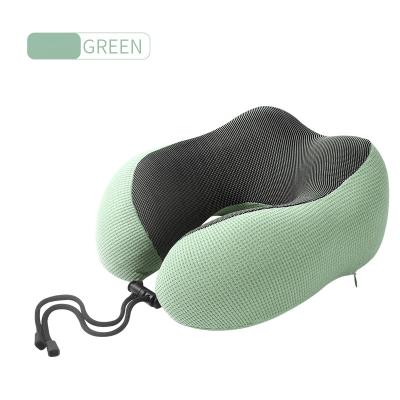 China Wholesale Airplane Folding Patented Rest Memory Foam Travel Neck Pillow for sale