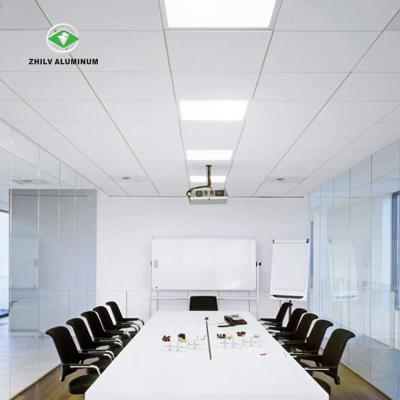 China Artistic Simple White Aluminum Material Metal Building Ceilings False Ceiling For Office for sale