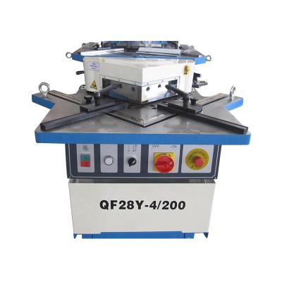 China Industrial Metal Cutting Angle Cutter Hydraulic Adjustable Corner Notcher Machine for sale