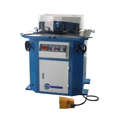 China Rongwin Industrial Metal Cutter Angle Variable Angle Machine Hydraulic Corner Notching Cutter For Metal Sheet Cutting for sale