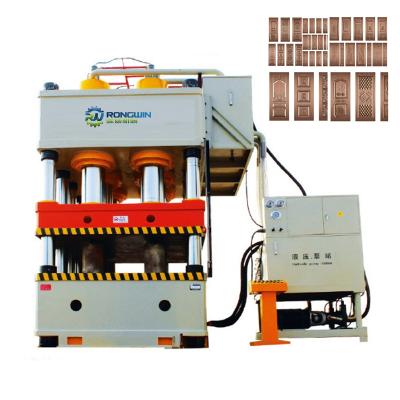 China Building Material Shops Iron Door Press Embossing Forming Machine With Door Making Mold for sale