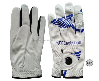 China Cabretta Magnetic Golf Ball Marker Glove for sale