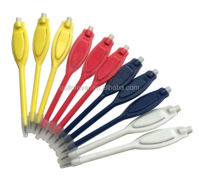 China plastic golf pencil with eraser plastic golf pencil for sale