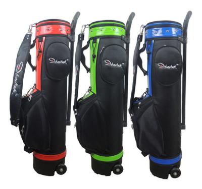 China Nylon Nylon Golf Bag With Wheel And Golf Travel Bag With Wheels for sale