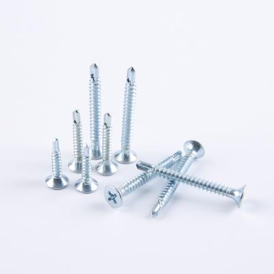 China Phillips bugle ountersunk blue white galvanized self head drilling drywall screws Taiwan for sale