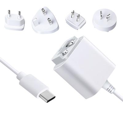 China Electronic devices such as mobile phones and computers Replaceable 20W USB C Plug Charger with 150cm Type C Cable USB C Fast Charging Compatible Plug Adapter for sale