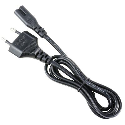 China Tolesum 1.5M (4.9FT) Computer Cable Power EU Plug C7 Bipolar 2 Cable for PS5/PS4/PS3/Xbox Serie X/S - Black for sale