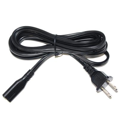 China COMPUTER Figure 8 (2 Prong) Power Cord with Copper Wire Core Non-Polarized NEMA 1-15P to C7 Power Cord for sale