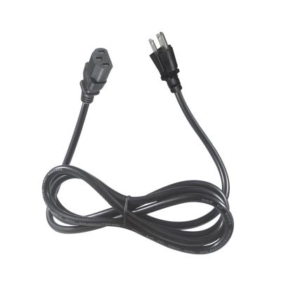 China Three Prong COMPUTER Power Cord 3 Feet Black NEMA 5-15P to IEC 60320 C13 16AWG 13A Works with Most PCs Monitors Scanners for sale