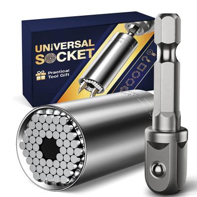 China Stainless Steel Gift Men Handle Set Fits Standard Wrench Universal Torque Adjustable Socket Wrench China Power Ring Spanner Wrench Adjustable Magic for sale