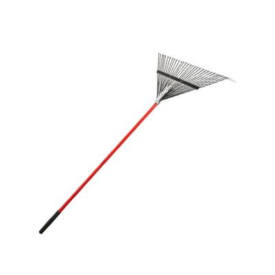 China Wholesale Garden Rake Large Plant Leaf Grabber Folding Handle Landscaping Lawn Rake for sale