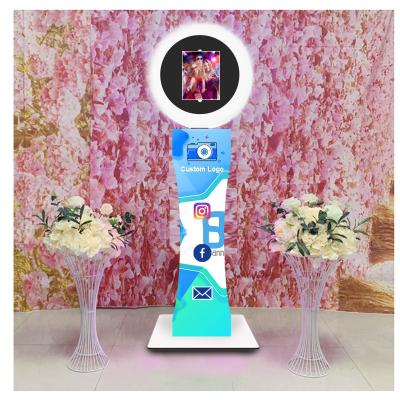 China Custom social photobooth machine custom social photobooth ring light photo booth logo ipad photo booth stand for sale