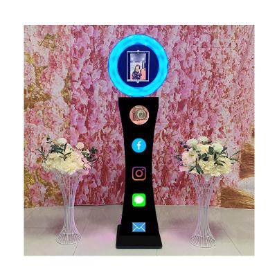 China Custom Logo Wedding Open Air Selfie 360 ​​Photo Booth Classic Cheap Portable iPad Photo Booth Photo Booth With Printer for sale