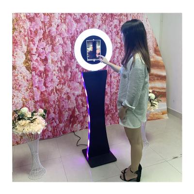 China Portable Photo Booth Wedding Selfie Magic Station Self Service 360 ​​Manual Photo Printing Booth Portable Photobooth iPad Photo Booth for sale