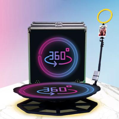 China Photo Booth Wedding Station Selfie iPad Photobooth Holder Magic Portable Instant Rotating Box 360 Camera Photo Booth Sharing Machine for sale