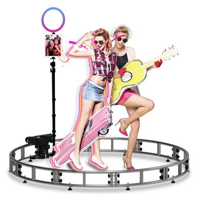 China 360 photo booth Ringlight tablet dslr bullet time ipad photobooth stand photobooth rotating camera 360 rotating trackstar photo booth for sale