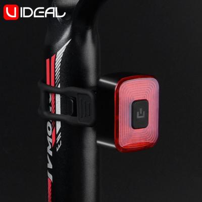 China Waterproof Drop Shipping New Design 50LM USB Rechargeable Long Time Square Bright 450mAh Use Shape Bicycle Rear Tail Light for sale