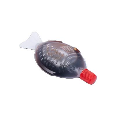 China Sunzza 2.6ml 8.2ml Custom PE Disposable Plastic Soy Sauce Bottle Fish Shape Sushi Soy Sauce Bottle Empty Plastic Bottles Food Grade Eco-friendly for sale