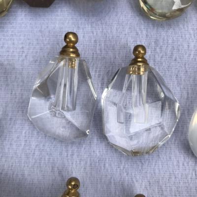 China Crystal Wholesale Exquisite Natural Clear Quartz Crystal Perfume Bottle Pendant Necklace for sale