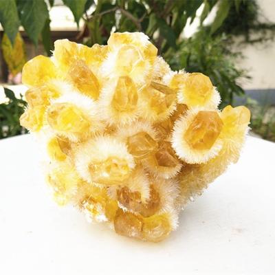 China Wholesale Natural Quartz Crystal Cluster Citrine Ore From China for sale