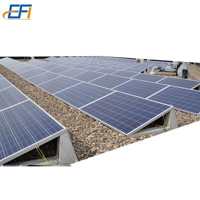 China Ongrid 20kva solar system roof solar support structure flat roof solar panel support triangle adjustable solar support for sale