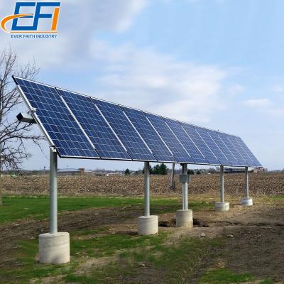 China Solar Panel Rack 10 KWH 3Kw Track Solar Bracket Panel Tracker Solar Mounting System With Pole Mounted Tracking for sale