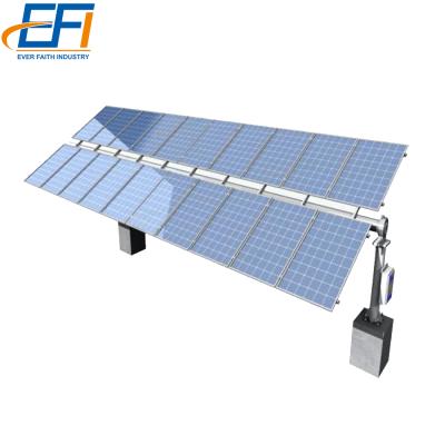 China Solar Panel Mount Dual Axis Solar Tracker Mounting System Ground Mounted Ground Solar Tracking Kit Solar Tracker 2 Axes for sale