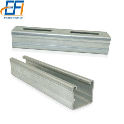 China Supporting And Hanging Steel Union Strut Channel SS316L Unistrute Channel 304 SS Strut Structure Galvanized U Channel for sale