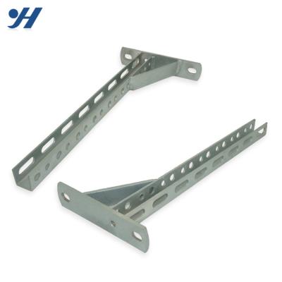 China Construction stainless steel folding strut reliable installing/hanging shelf bracket, metal shelf bracket, wall shelf bracket for sale