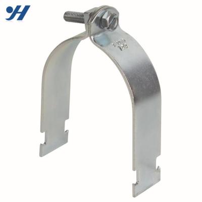 China steel pipe or plastic pipe fixing electrical metal galvanized steel rigid conduit clamp 3 inch pipe clamp for sale