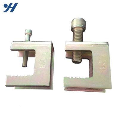 China Easy Installation Slotted Galvanized Stainless Steel Strut C Channel Beam Clamp for sale