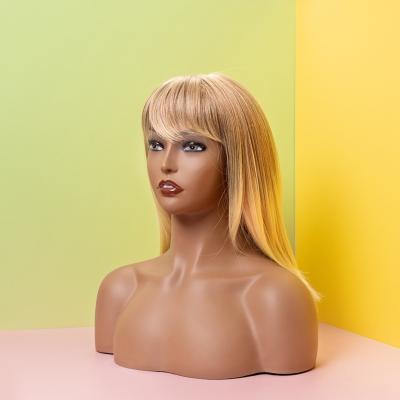 China Other female realistic mannequin head with shoulders for sale