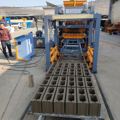 China Building Material Shops qt8-15 hydraulic fully automatic block machine concrete interlock brick  making machinery fly ash paver production line for sale