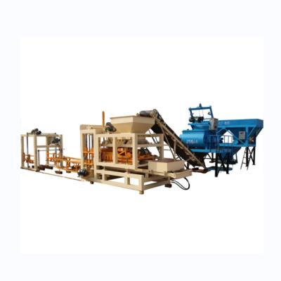 China Building Material Shops Qt8-15 fully automatic Large-scale hollow brick, solid brick  brick production line with super high output for sale