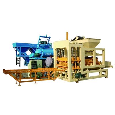 China Manufacturing Plant Hydraulic auto QT4-15 concrete block making machine paver brick making machine color paver interlock brick making machine for sale