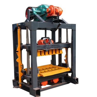 China Construction worksÂ  Small QT40-2 amnual hollow block machine concrete hollow hole block molding machine for sale in Africa for sale