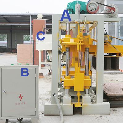 China Hotels QT40-2 Manual Block Machine for sale