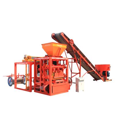 China Hotels QT4-24 semi automatic concrete cement hollow block maker machine hollow blocks for sale