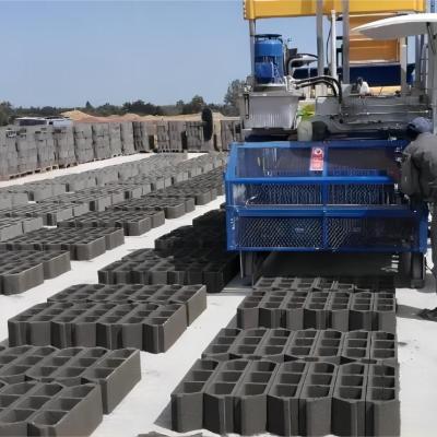 China Manufacturing Plant hollow cement interlock interlocking brick making machinery automatic car egg laying concrete block machine for sale