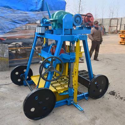 China Hotels Gold supplier QT40-3B mobile cement brick making machine manual 40-3b block machine with low cost for sale