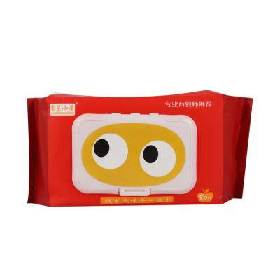 China Baby Wipes Skin Care Hot Sale 120/bag Without Single Small Dispenser No Alcohol Embossing 120/bag Baby Wet Wipes for sale