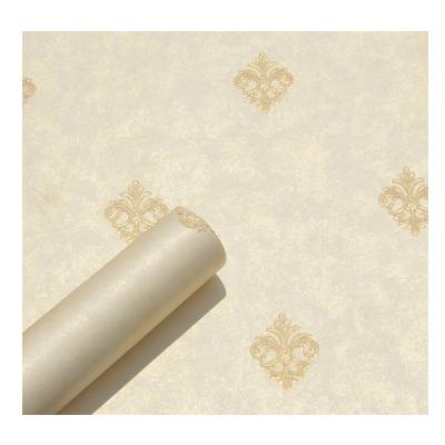 China Non-woven European Style Flagship Living Room Bedroom 3D Home Decor Wallpaper Hotel Office Store Decoration Non-woven Wallpaper for sale