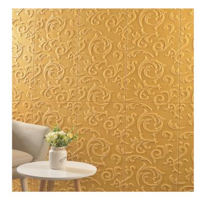 China 3D XPE cotton waterproof modern wallpaper self-adhesive stereoscopic decorative anti-collision wall sticker and moisture-proof foam for sale