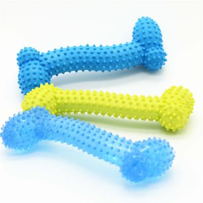 China Sustainable Non-Toxic TPR Bone Shaped Toy Pet Chew Toys For Home And Outdoor Play for sale