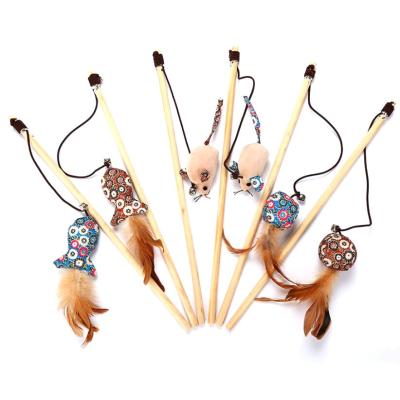 China China Sustainable Cat Hanging Toys With Fish Or Mouse And Cat Plush Toy For Cat Playing Products (KS2012) for sale