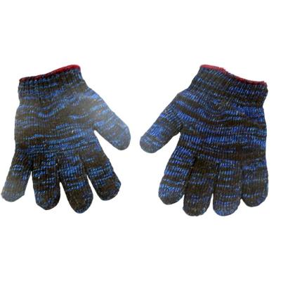 China General Purposes Blue Red 13guage latex coated work gloves for garden work for sale